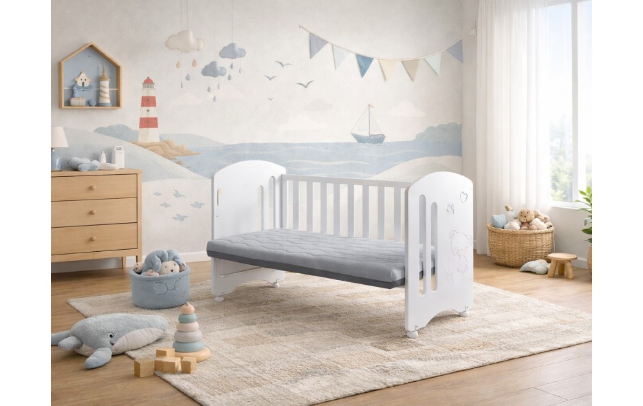 MATELAS POUR LIT BÉBÉ LATEX HAUTEUR 11 CM