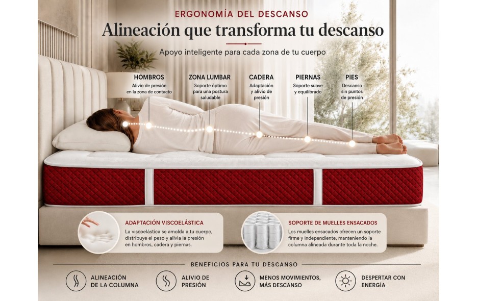 POCKET SPRING PREMIUM EPAISSEUR 31 CM