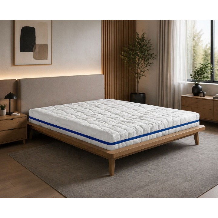 MATELAS ARTICULÉ 2 NIVEAUX DE FERMETÉ EN 1 - HAUTEUR 20 CM